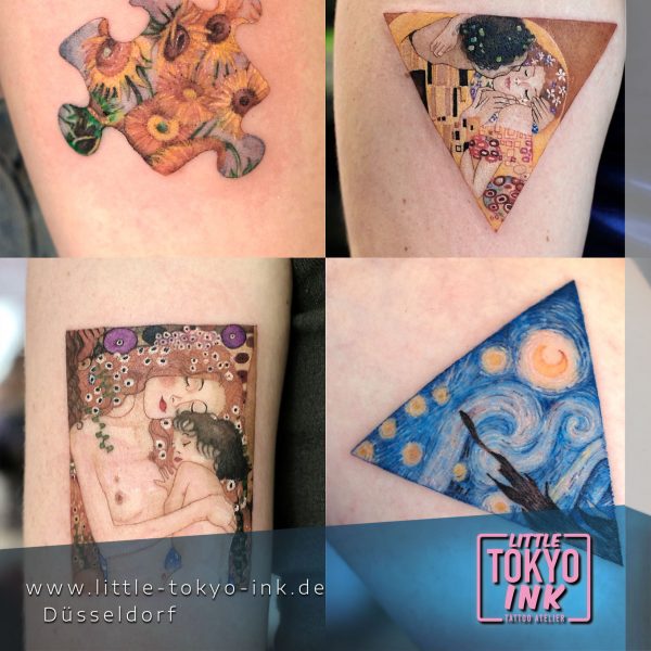 ALIENOSAURUS Tattoo-Artist,4 Stilleben großer Maler