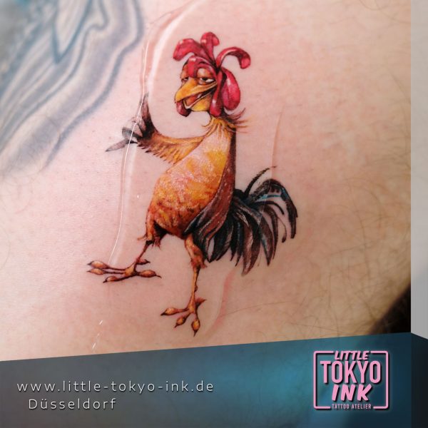 ALIENOSAURUS Tattoo-Artist,Verrückter Hahn