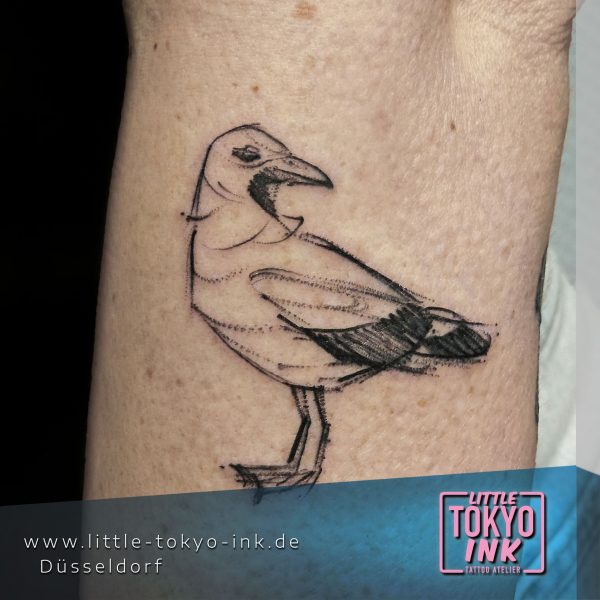 BARBARA Tattoo-Artist, Möwe